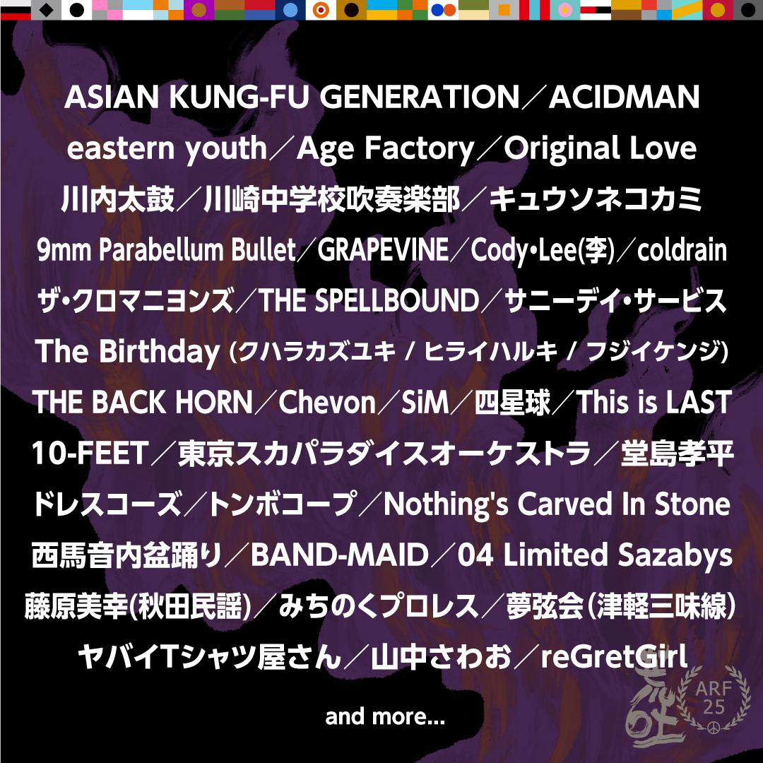 『ARABAKI ROCK FEST. 25』