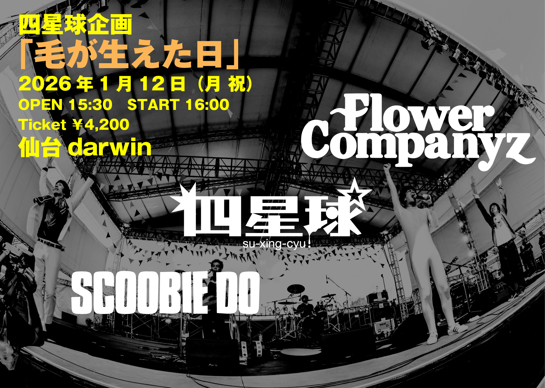 四星球企画 毛が生えた日